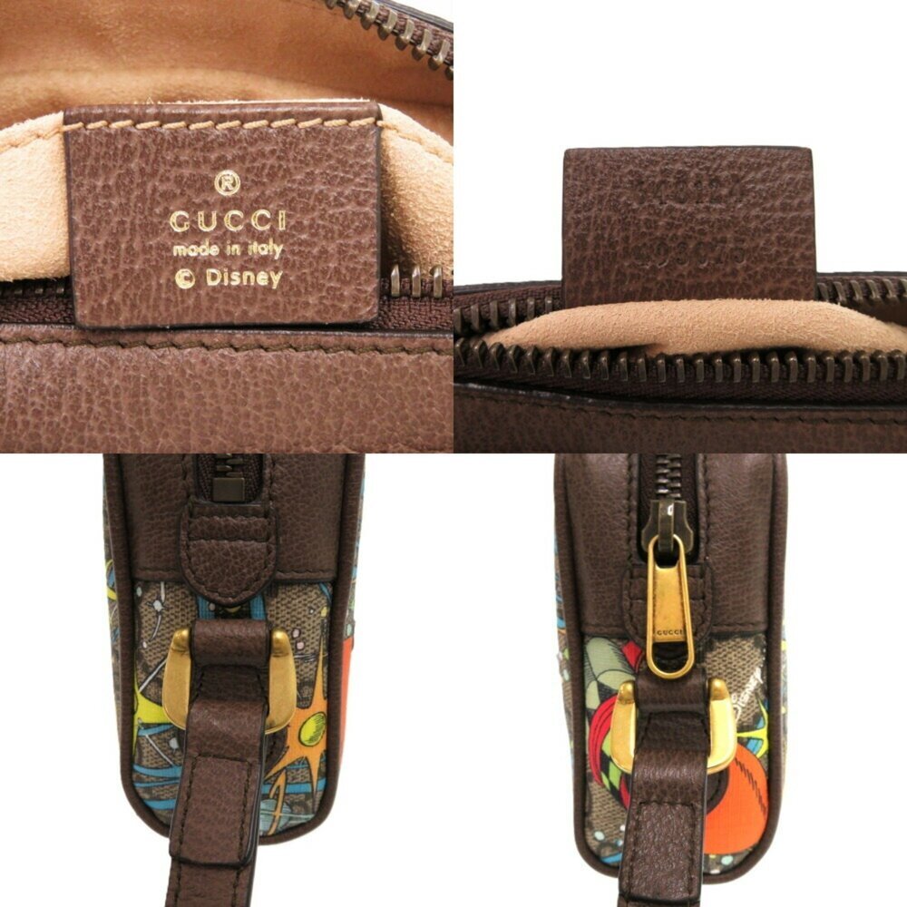 GUCCI Authentic Brown Leather Shoulder Bag - Picture 10 of 10